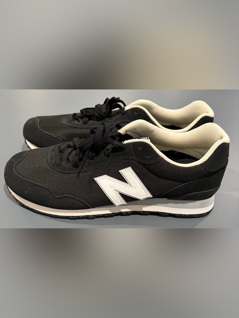 New Balance Black and White Men's Casual Sneakers